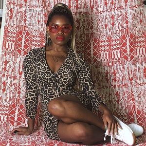 Zara Leopard Print Dress